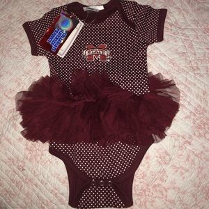 Mississippi State Baby Tutu Onesie